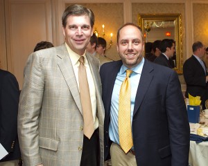 Michigan Athletic Director David Brandon and Lacrosse Coach John Paul