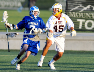 Arizona State Lacrosse Ian Anderson against Buffalo