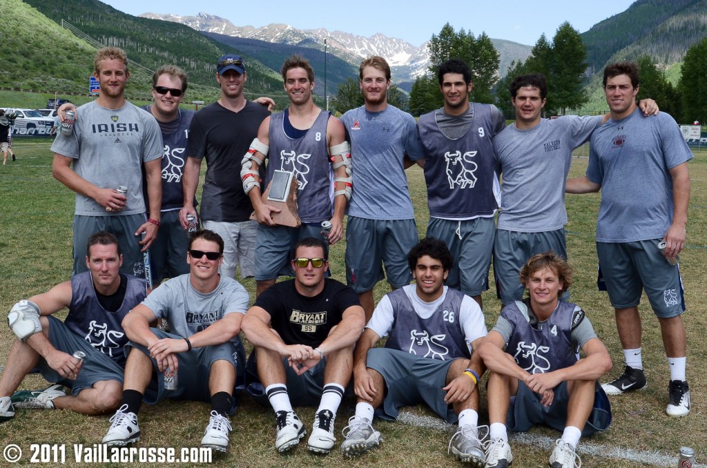 Vail Lacrosse Shootout Tournament Champions Merrill Lynch Lacrossewear Nick Dolik Kyle Wharton