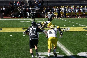 Michigan Wolverines Providence Friars Lacrosse Faceoff