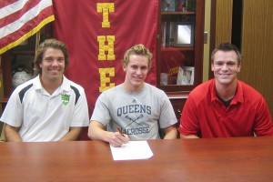 Kevin Lining Troy Athens Lacrosse Queens University