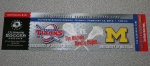 University of Detroit Mercy Titans Michigan Wolverines lacrosse ticket