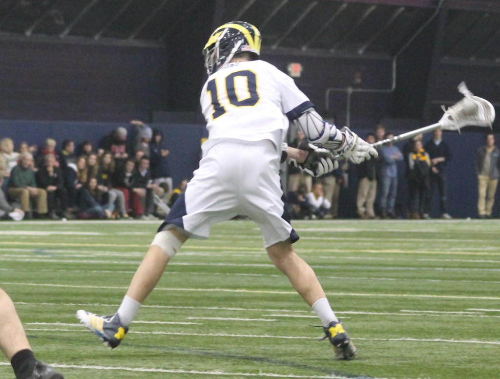 Ian King Michigan Wolverines lacrosse Mercer Bears