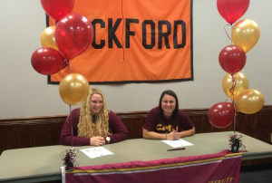 Katie Elwell and Kelly Spehar sign with Central Michigan